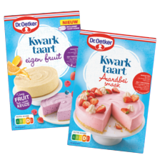 Dr. Oetker kwark- of monchoutaart